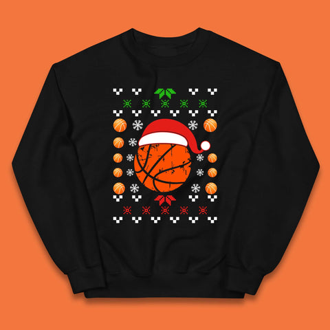 Basketball Christmas Kids Jumper