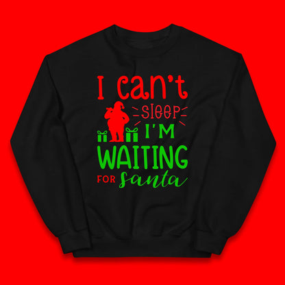 Christmas Waiting For Santa Kids Jumper