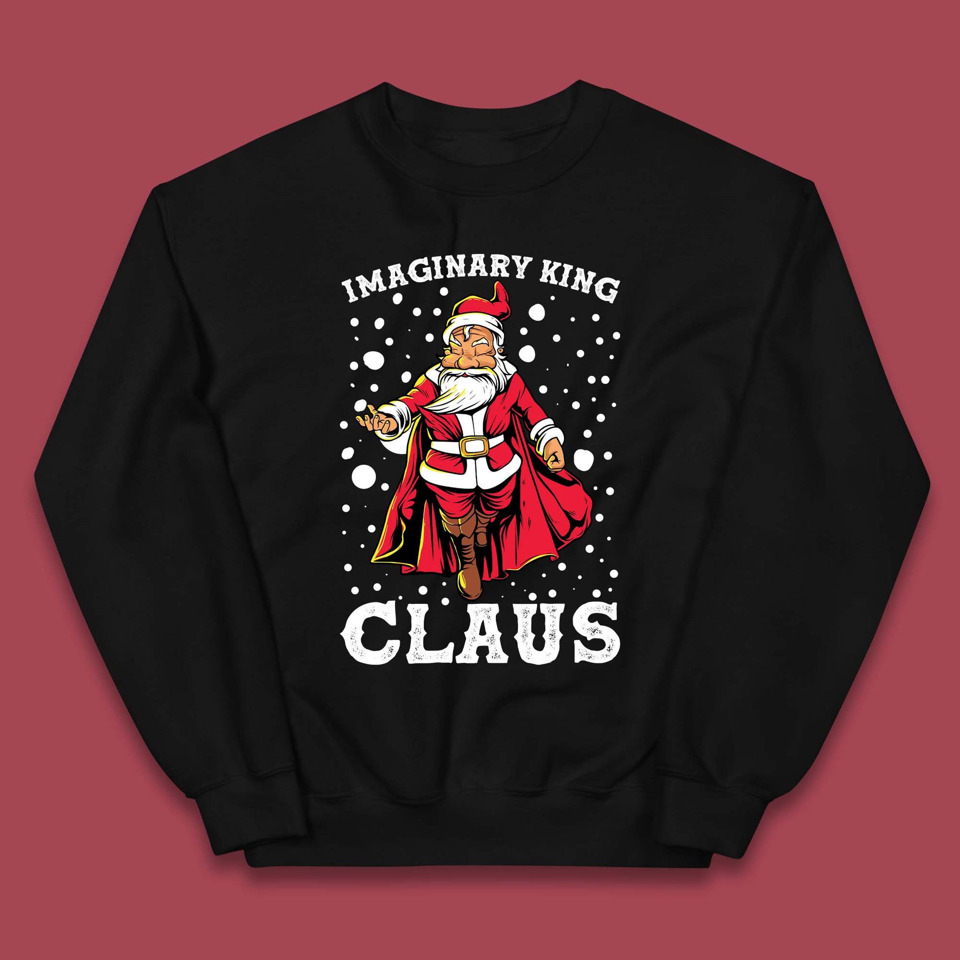 imaginary king santa christmas jumper