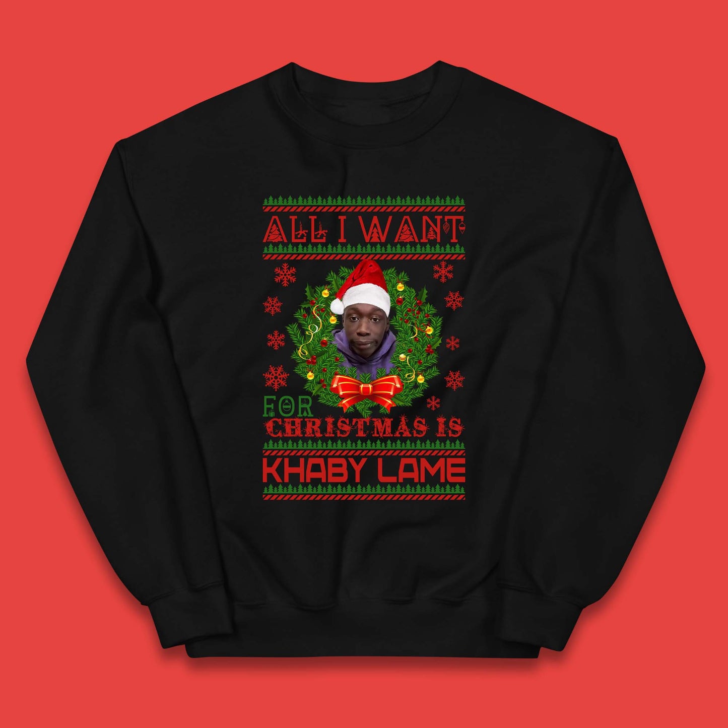 Want Khaby Lame For Christmas Kids Jumper