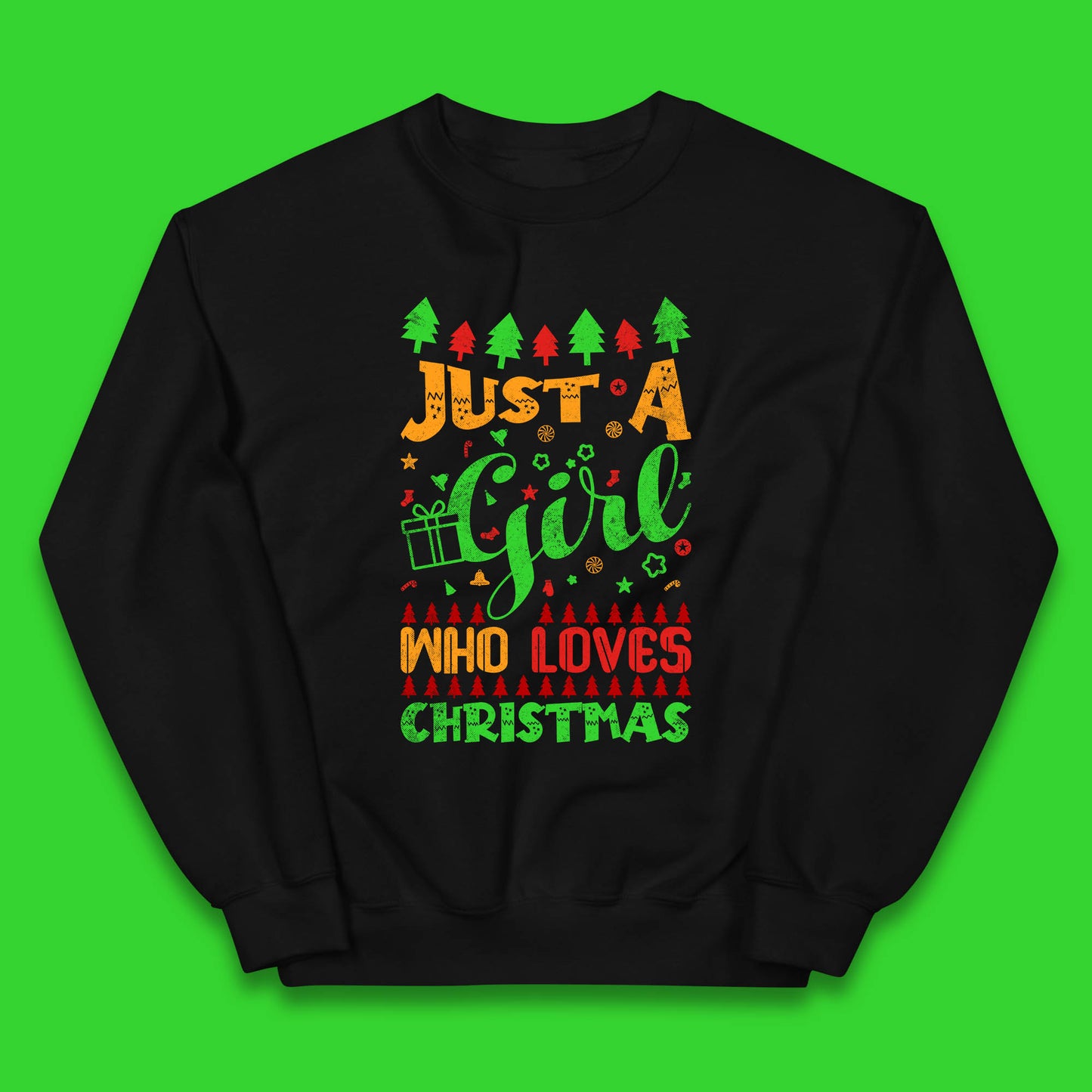 just a girl who loves christmas jumper