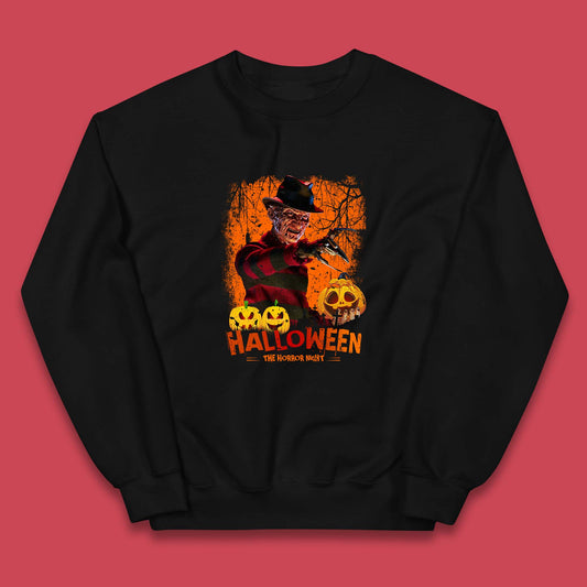 Halloween The Horror Night Freddy Krueger Horror Movie Character Serial Killer Kids Jumper