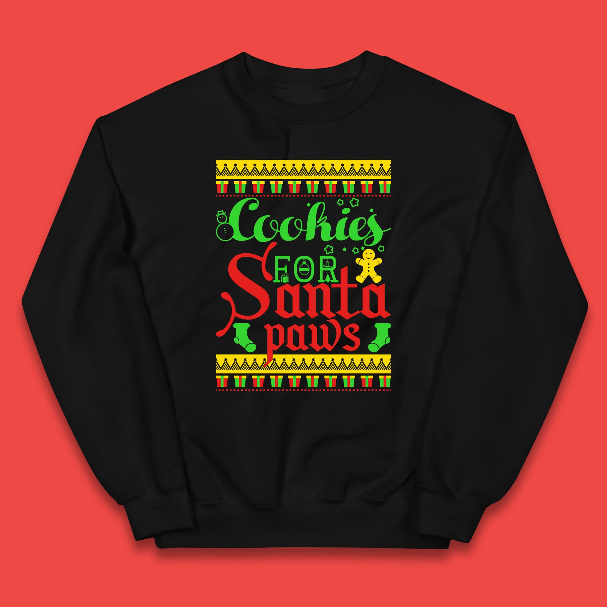 christmas cookies for santa paws jumper