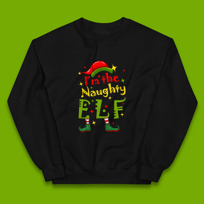 naughty elf jumper
