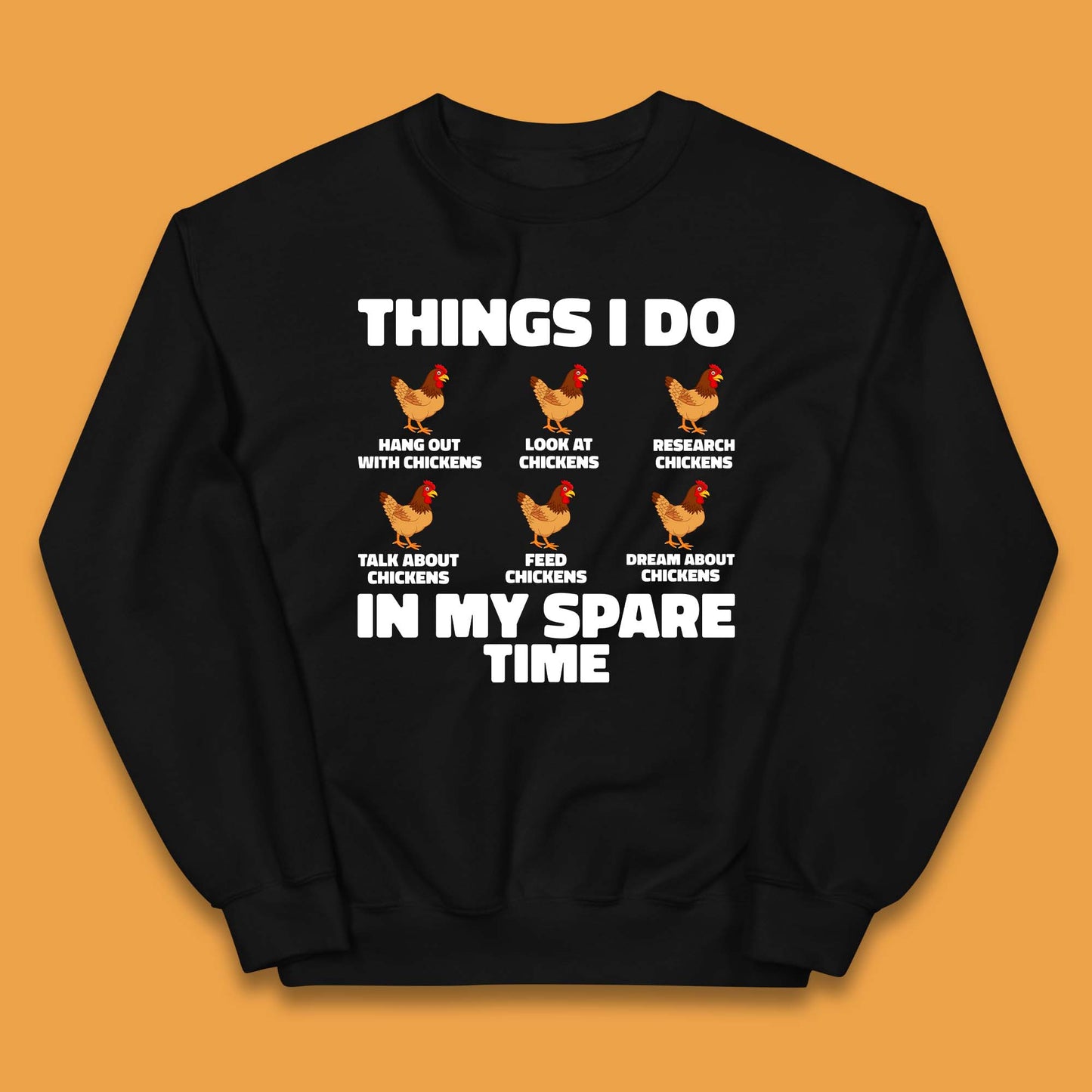 Chickens Things Kids Jumper