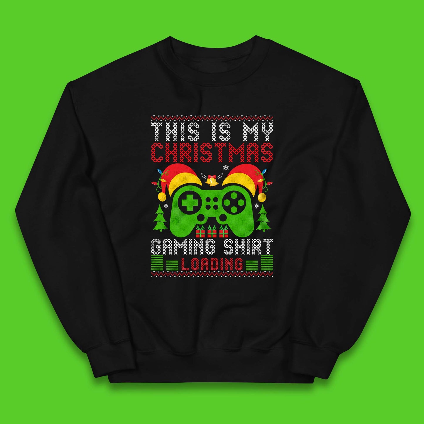 Loading Gamer Christmas Kids Jumper