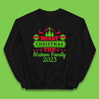 Personalised Family Christmas Kids Jumper