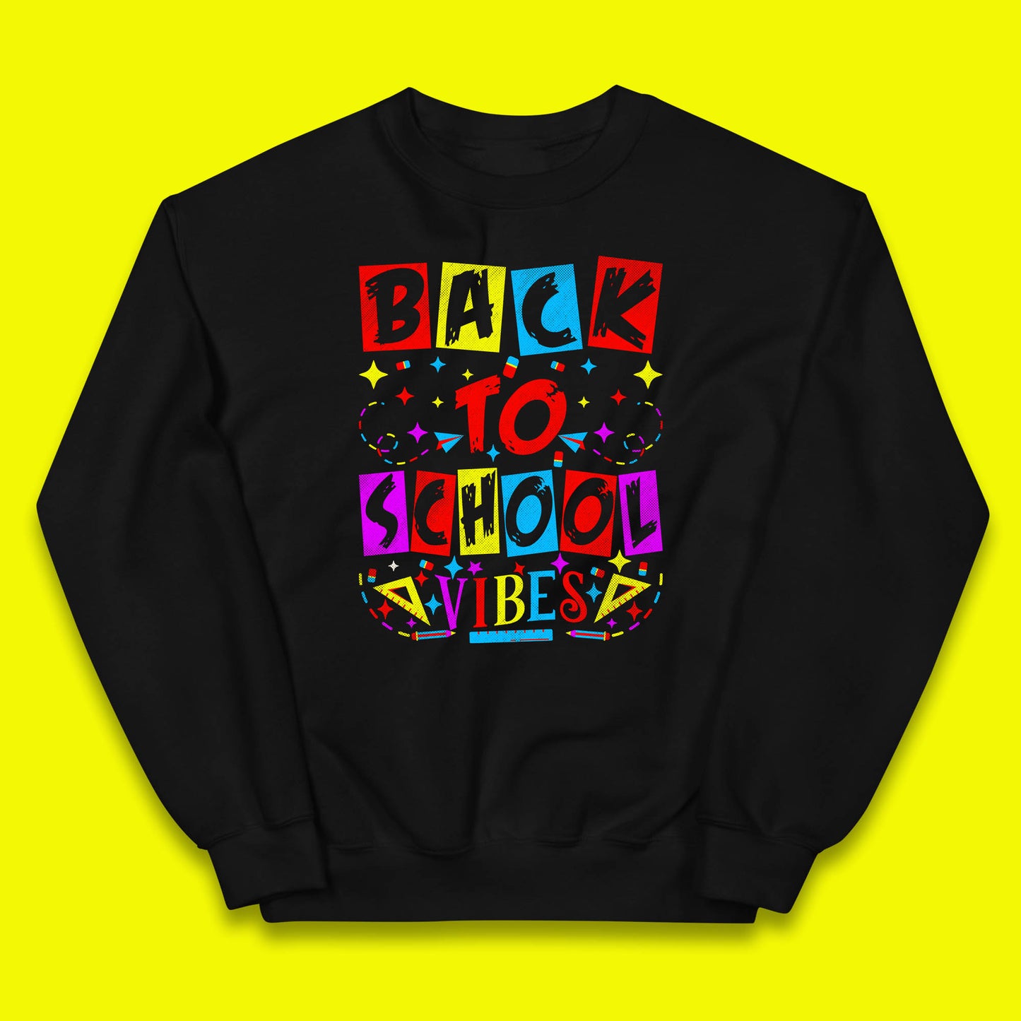 End of School Vocation Back To School Vibes Students Appreciation Teach Love Inspire Kids Jumper