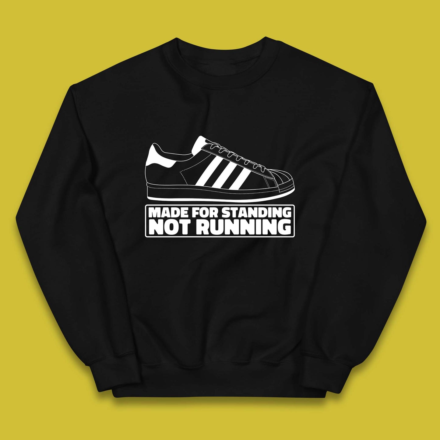 Made For Standing Not Running Football Hooligan Trimm Trab Terraces Kids Jumper