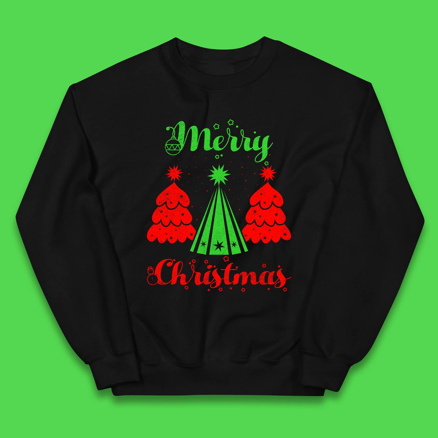 merry christmas tree jumper