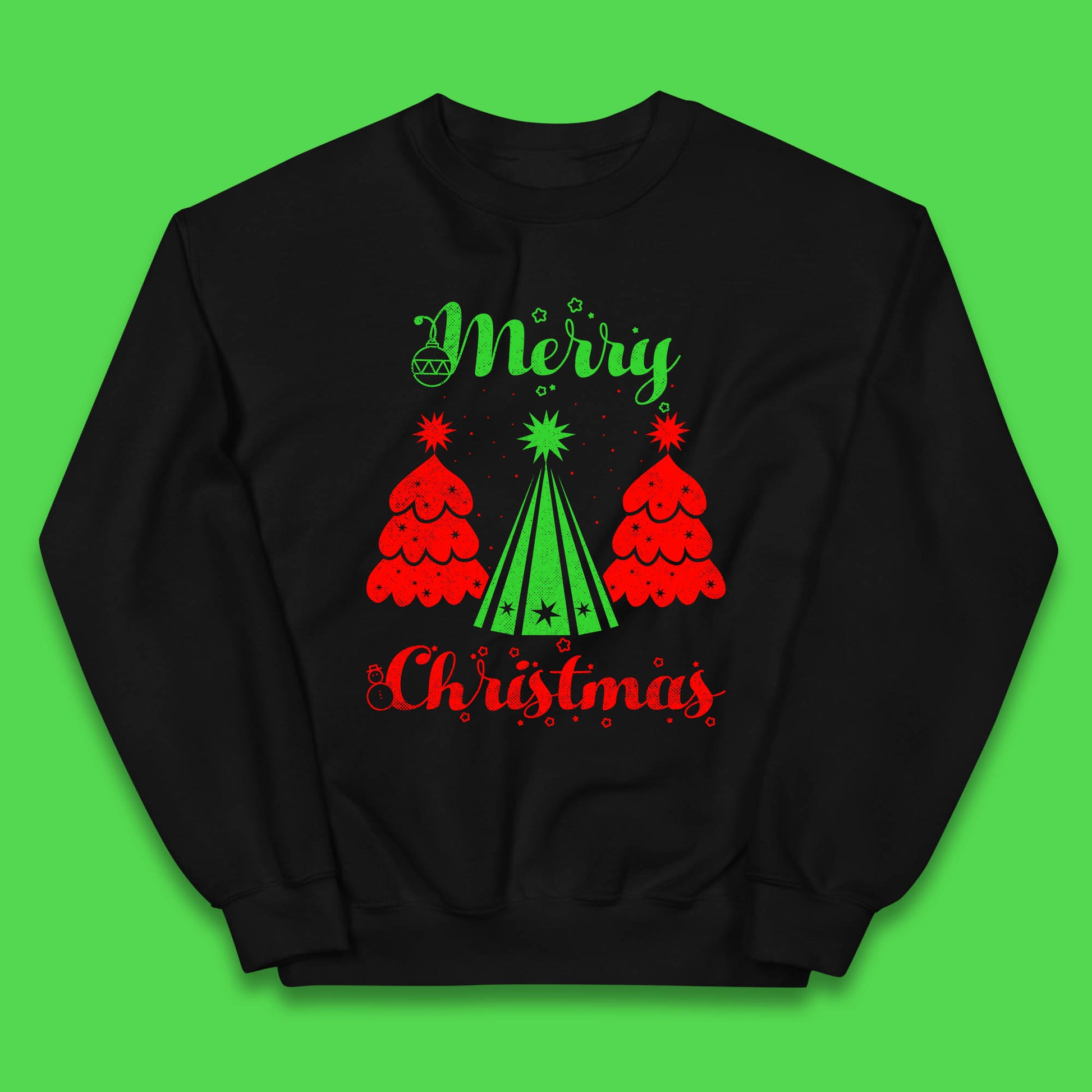 merry christmas tree jumper