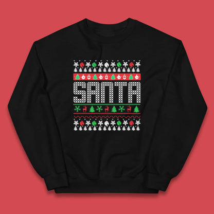 santa claus christmas jumper