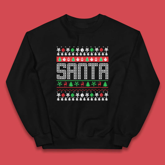 santa claus christmas jumper