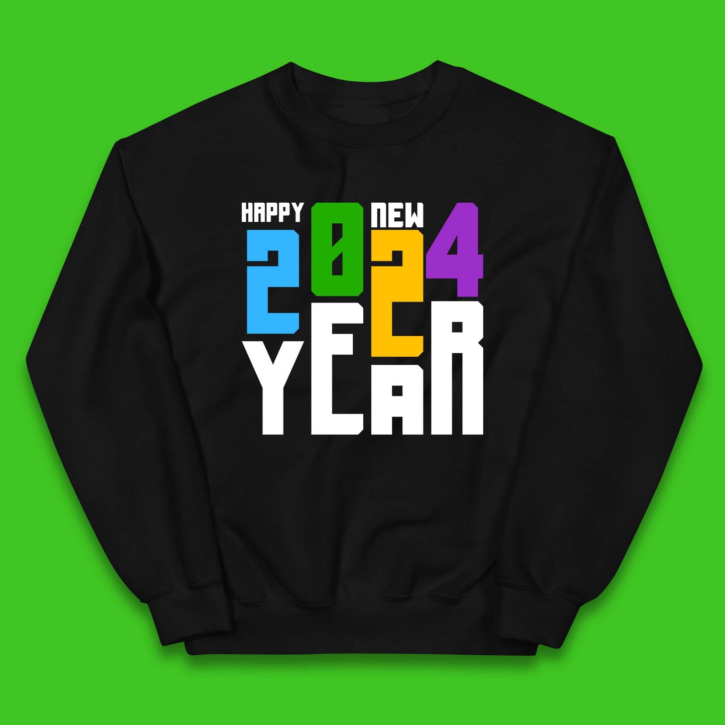 Happy New Year 2024 Kids Jumper