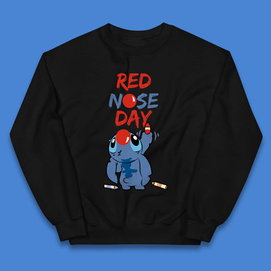 Red Nose Day Stitch Kids Jumper