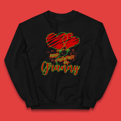 Happy Valentine's Day Granny Kids Jumper