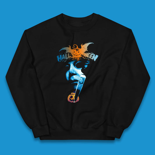 Michael Myers Halloween Laurie Halloween Take A Knife Horror Movie Character Kids Jumper