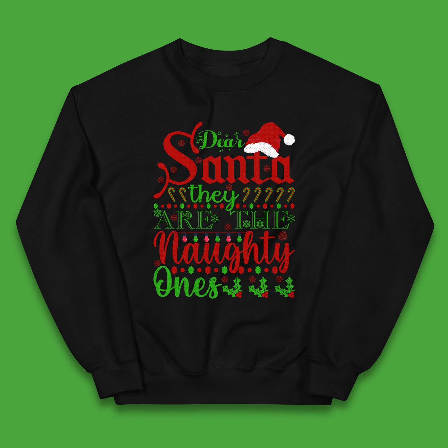 dear santa christmas jumper