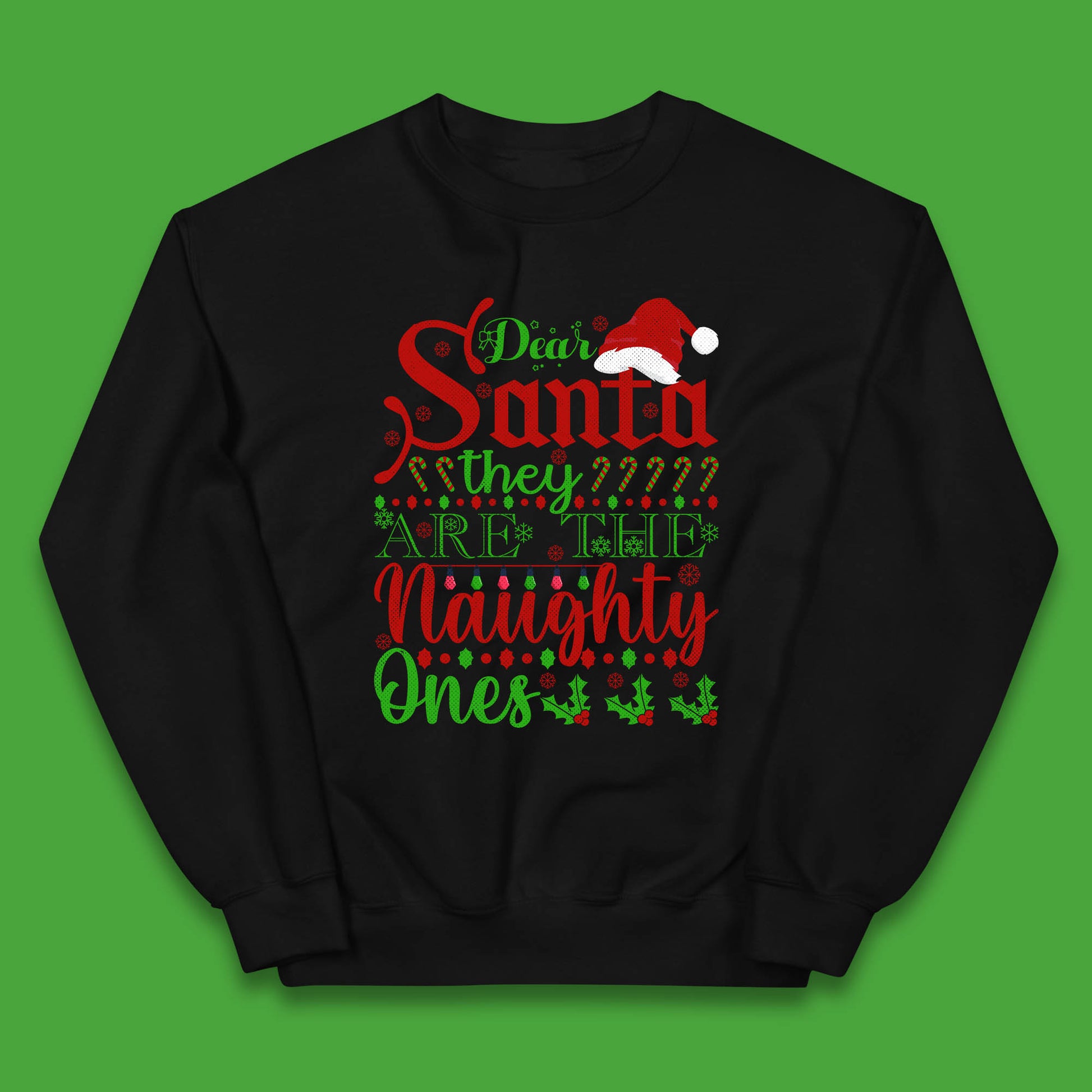 dear santa christmas jumper