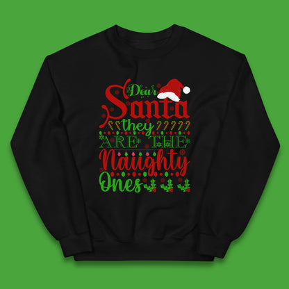 dear santa christmas jumper