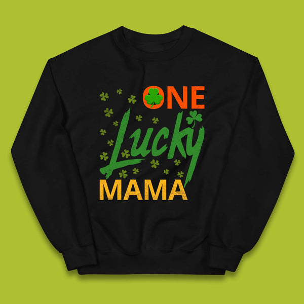 One Lucky Mama Patrick's Day Kids Jumper