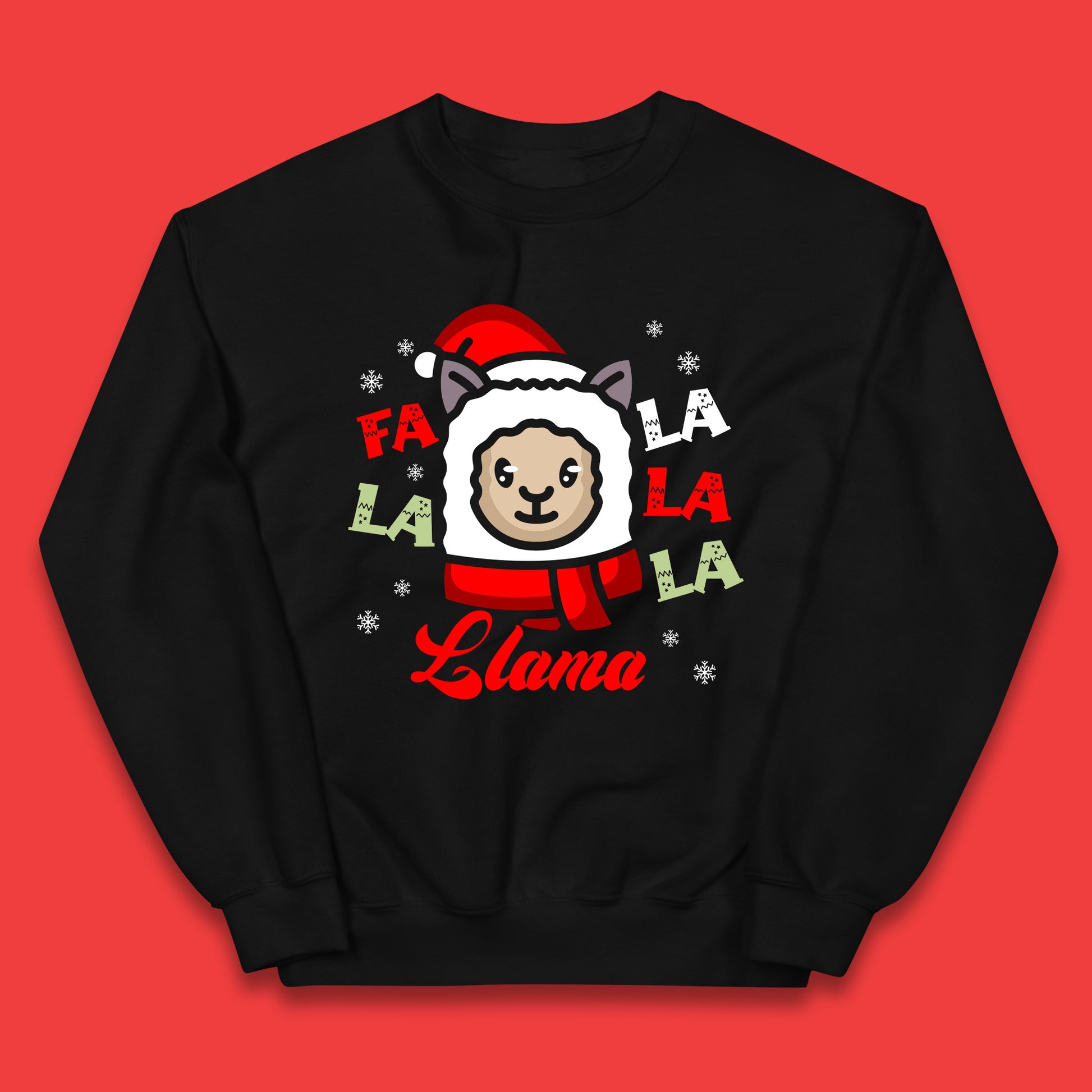 llama christmas jumper