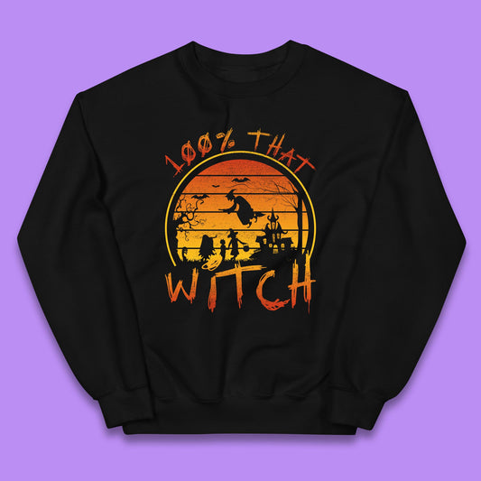 100% That Witch Kids Jumper
