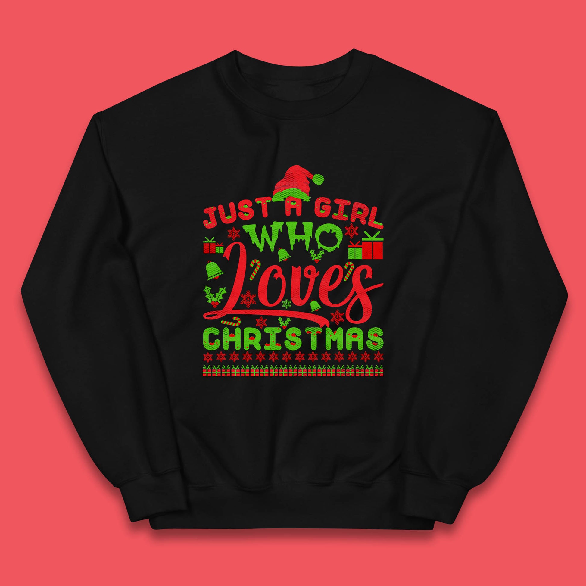 just a girl who loves christmas jumper