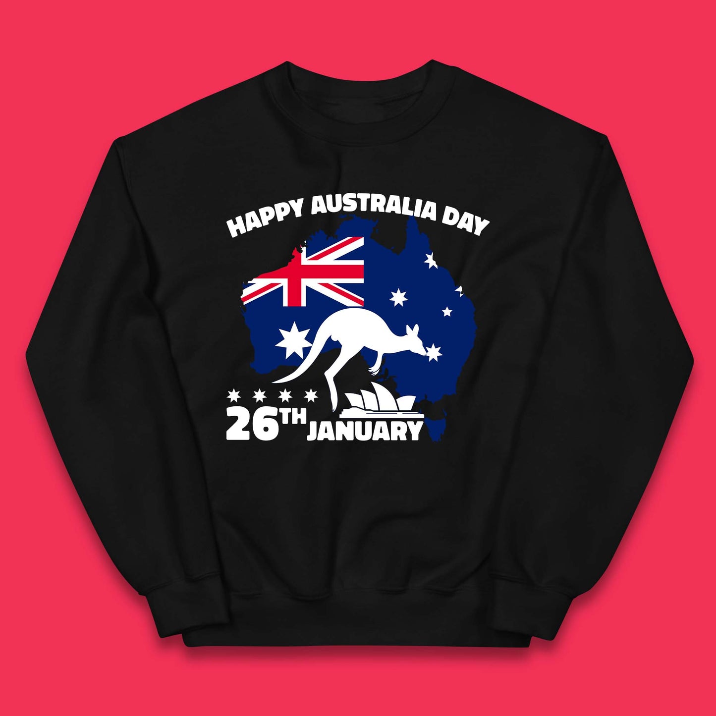 Happy Australia Day 26th January Kids Jumper