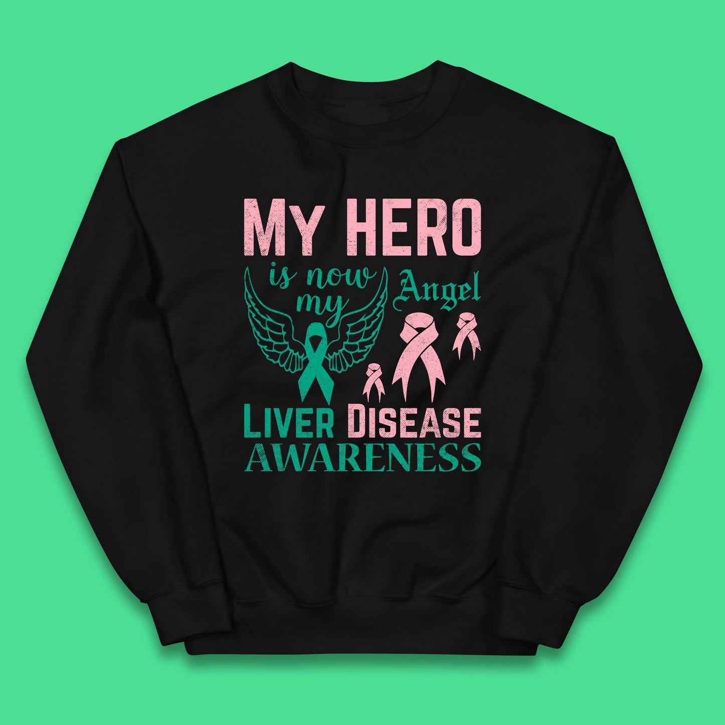 My Hero Is Now My Angel Kids Jumper