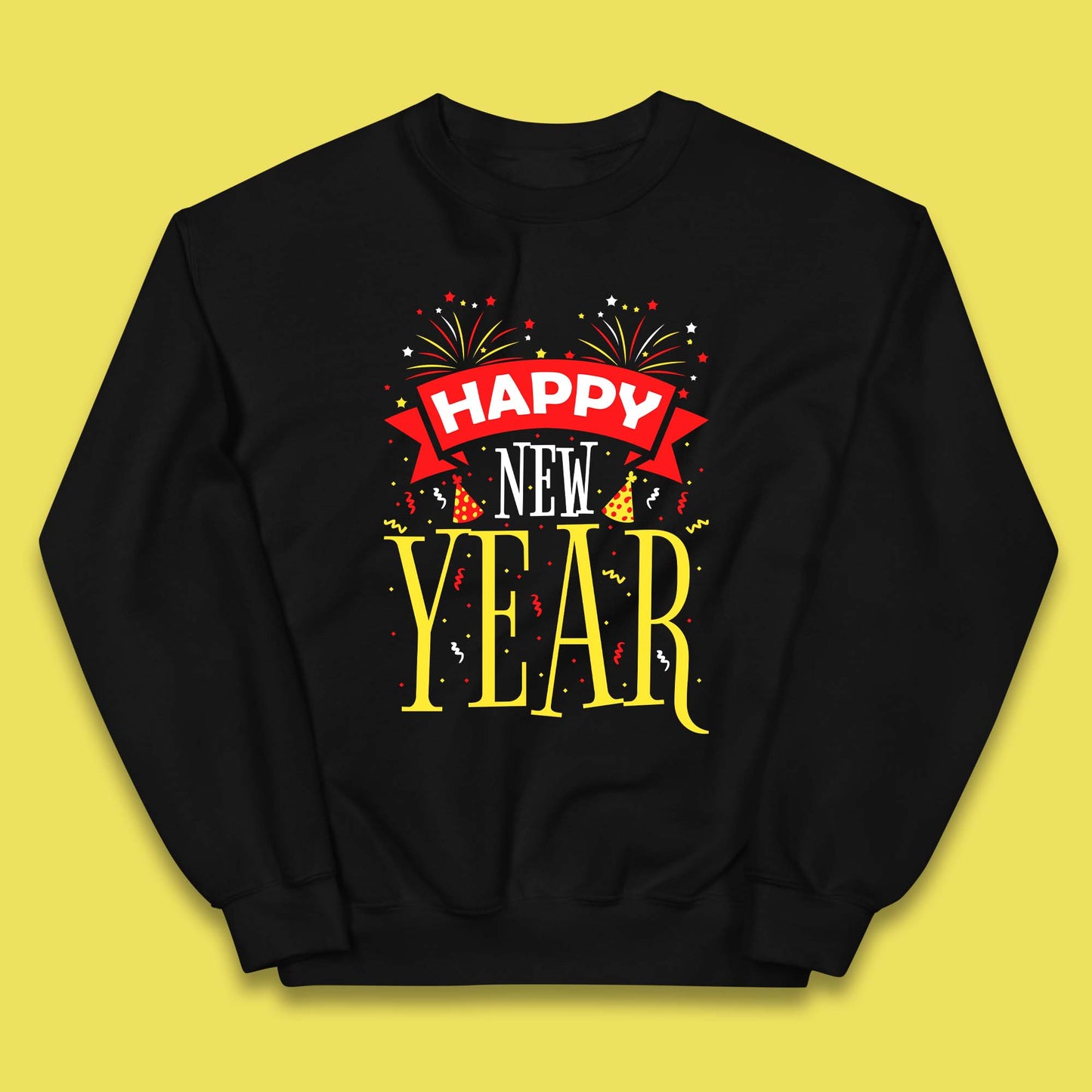 Happy New Year Celebrations Kids Jumper