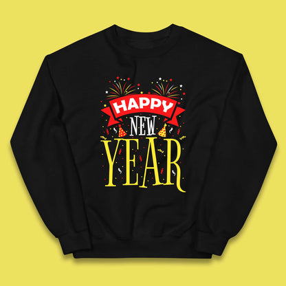 Happy New Year Celebrations Kids Jumper