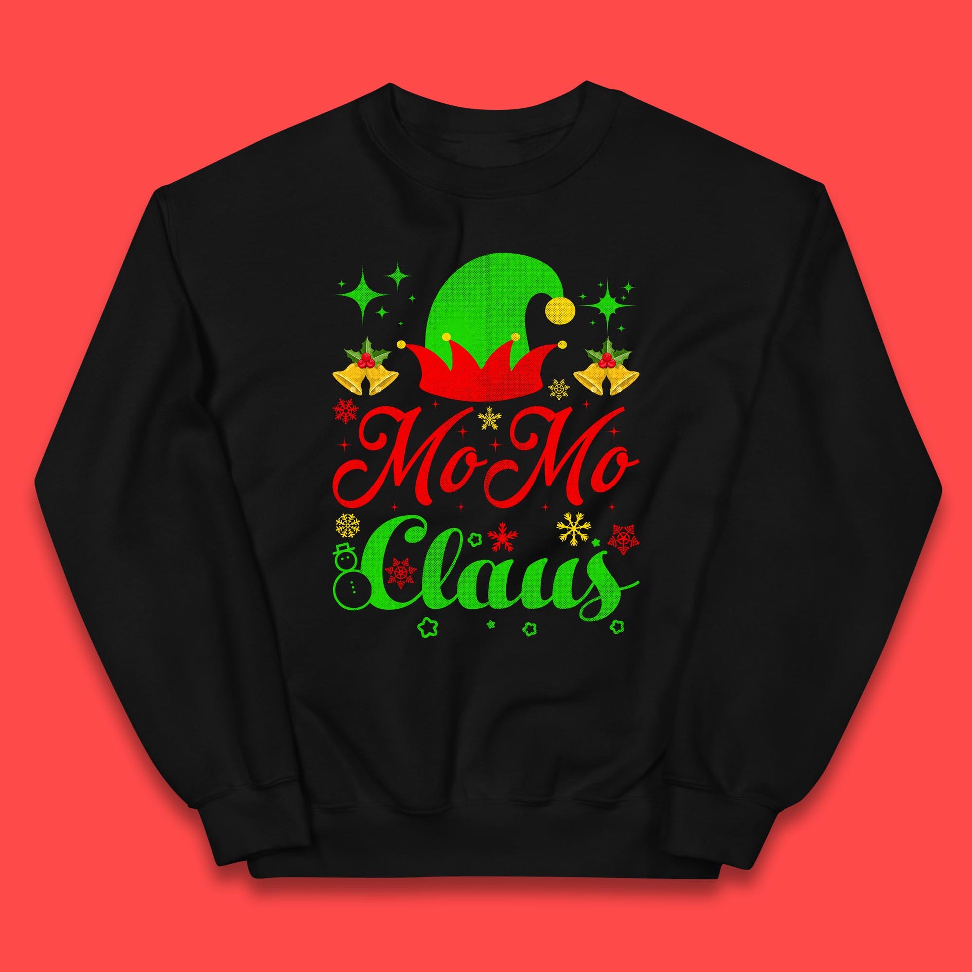 christmas momo claus elf hat jumper