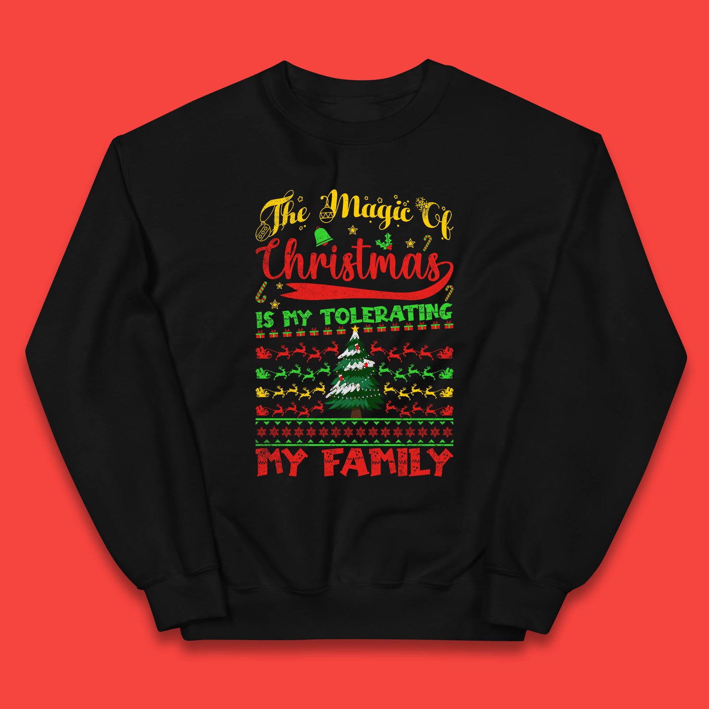 christmas quote jumper
