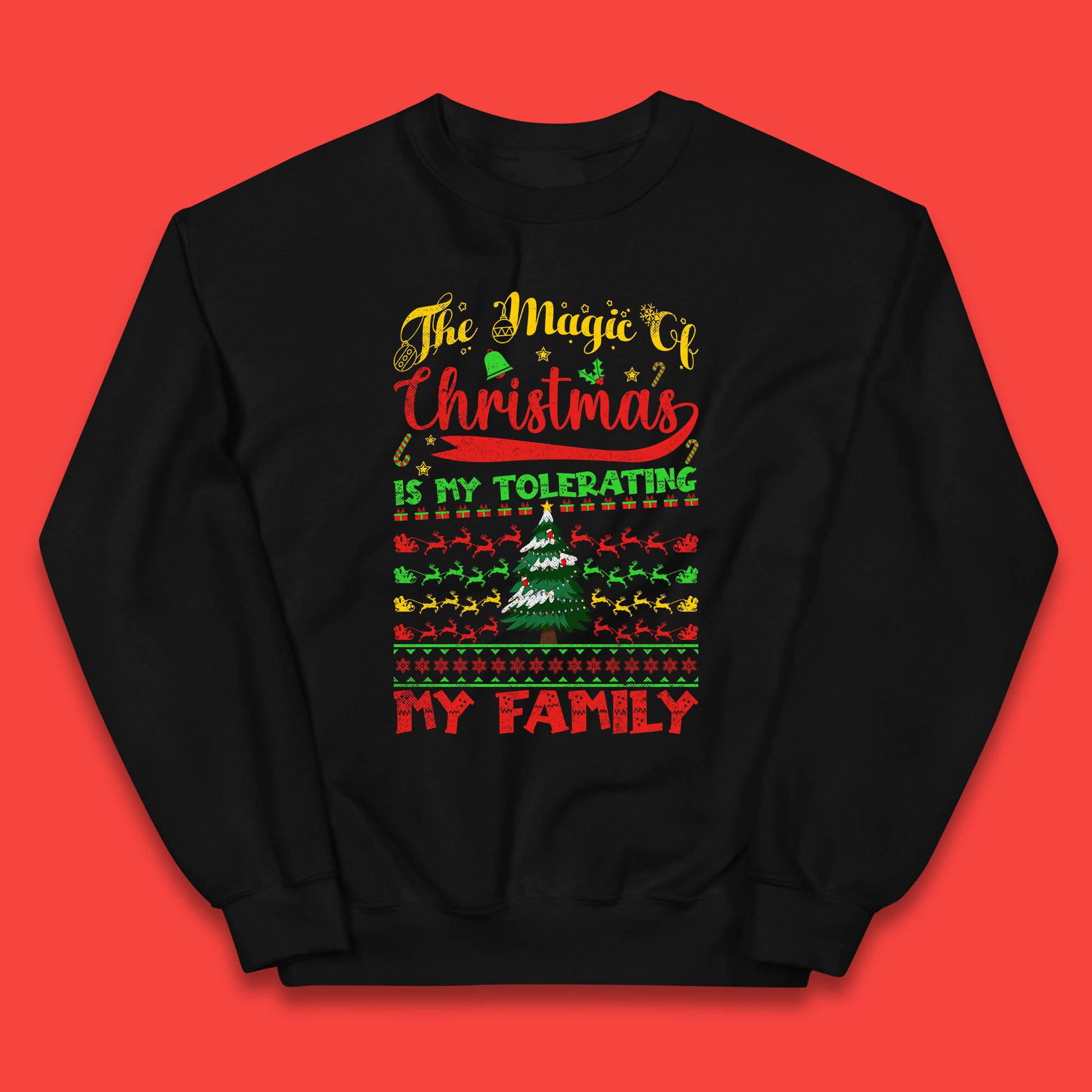 christmas quote jumper