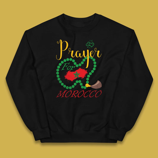 Prayer For Morocco Stay Strong Morocco Earthquake Support Kids Jumper