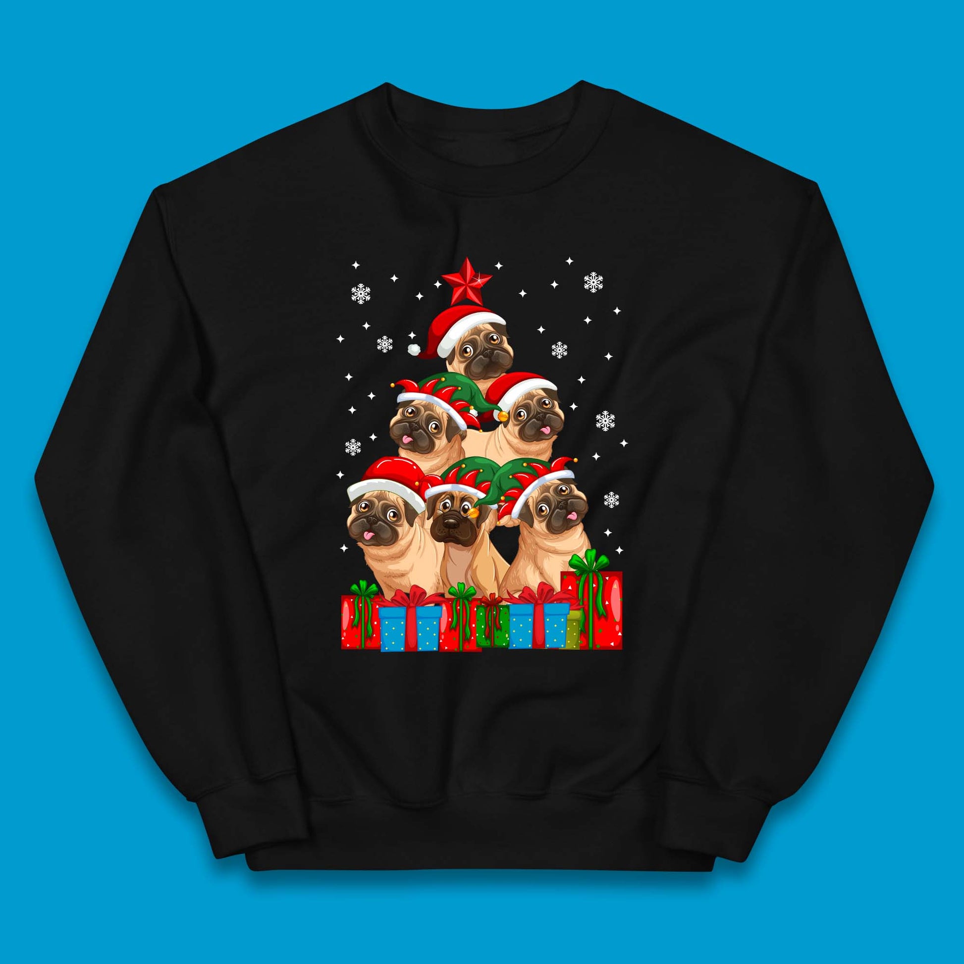 pug dog christmas jumper