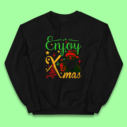 santa claus thumbs up christmas jumper