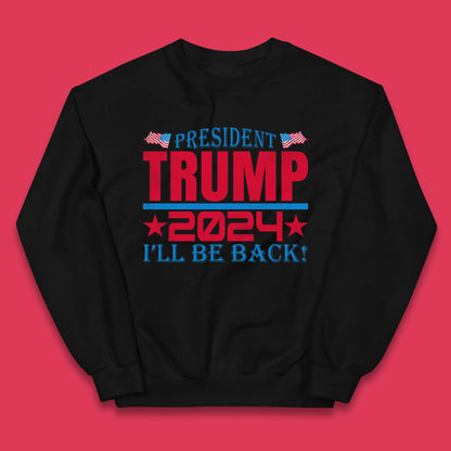 President Trump 2024 Kids Jumper