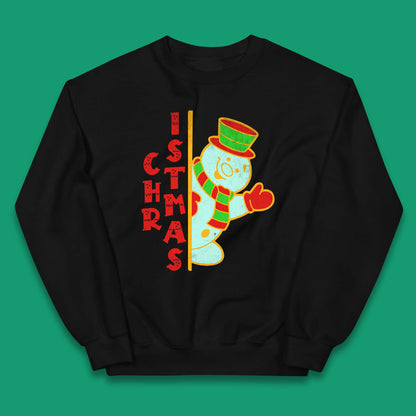 Christmas Snowman Kids Jumper
