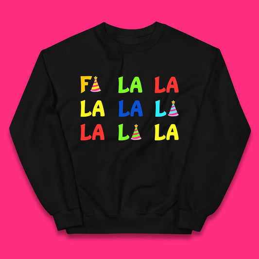 fa la la la christmas song jumper