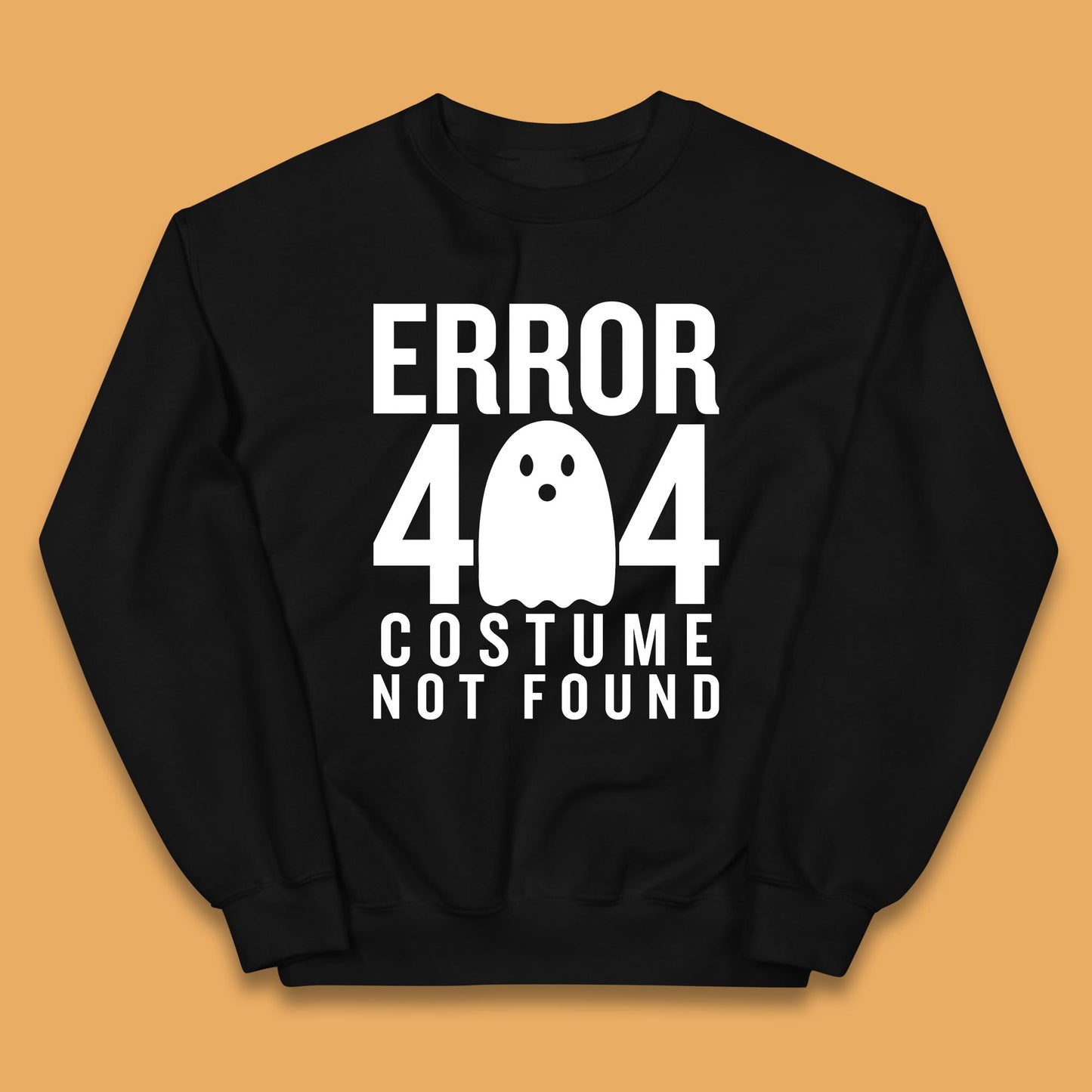 Error 404 Costume Not Found Halloween This Is My Halloween Costume Error 404 Kids Jumper