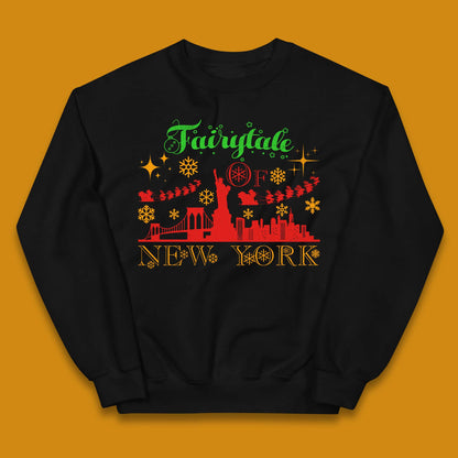 Fairytale Of New York Christmas Kids Jumper