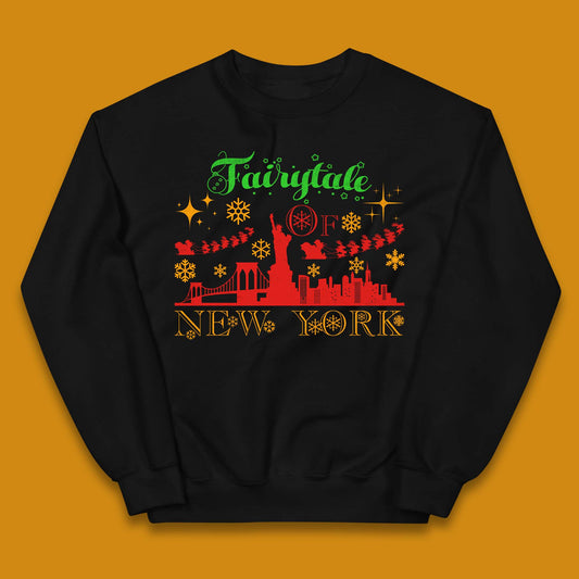 Fairytale Of New York Christmas Kids Jumper