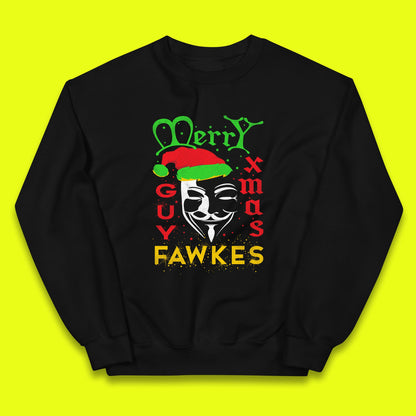 anonymous mask christmas jumper