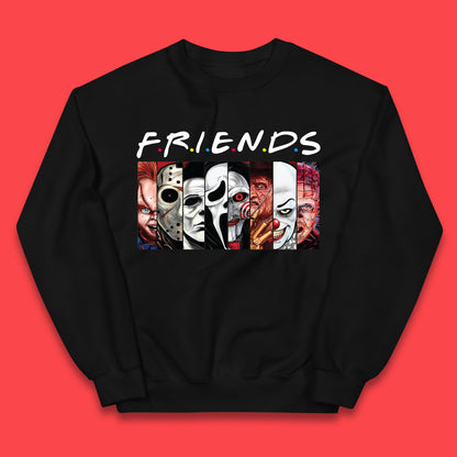 Halloween Friends Horror Movie Characters Killers Scary Friends Kids Jumper