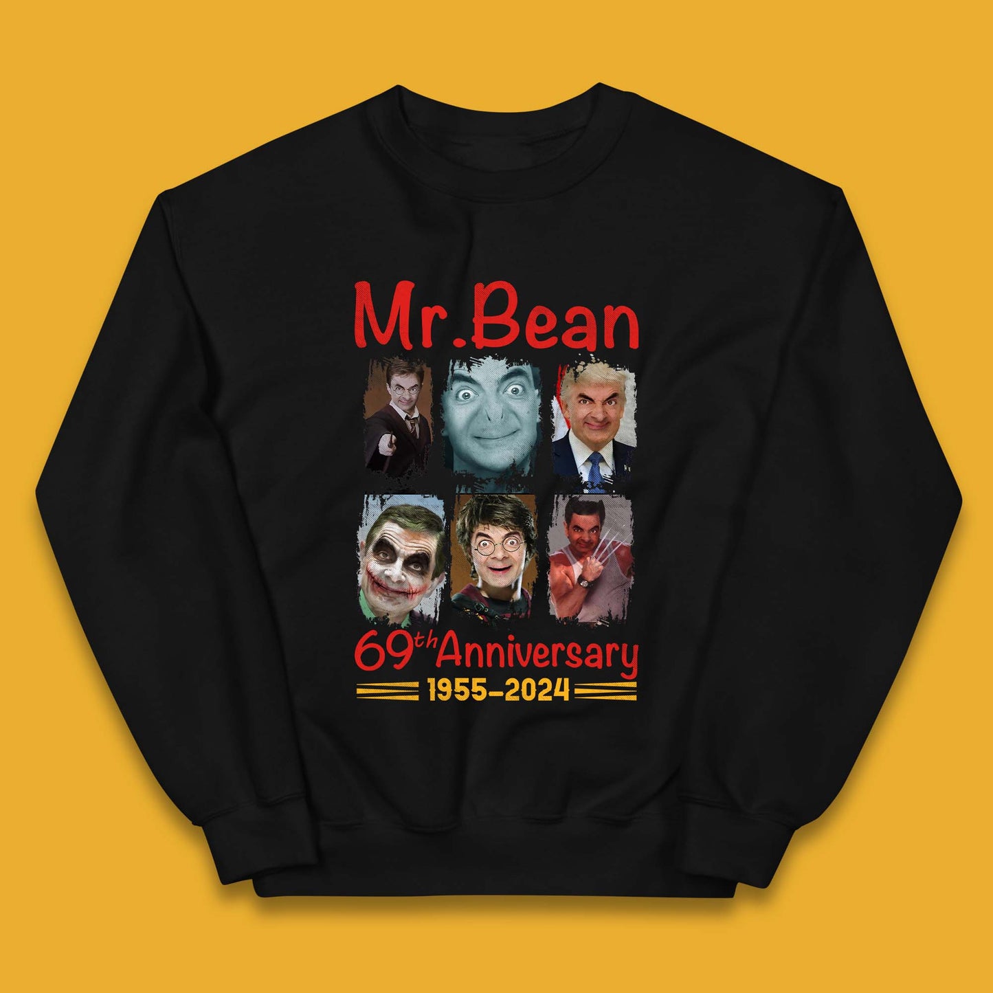 Mr. Bean 69th Anniversary Kids Jumper
