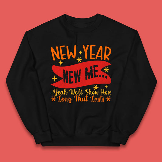 New Year New Me Kids Jumper
