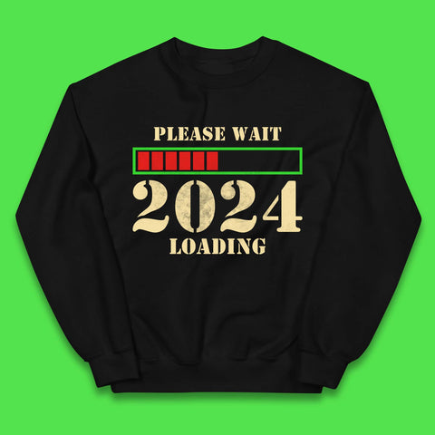 Please Wait 2024 Loading Kids Jumper