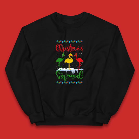 flamingos christmas jumper